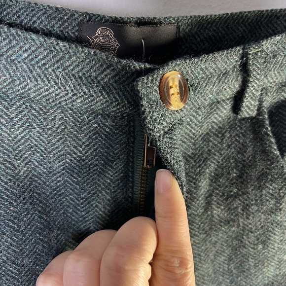 Little Cocoon Boys Sz 8 Green‎ Dress Pants Wool Blend Family Photos Worship - Picture 5 of 11